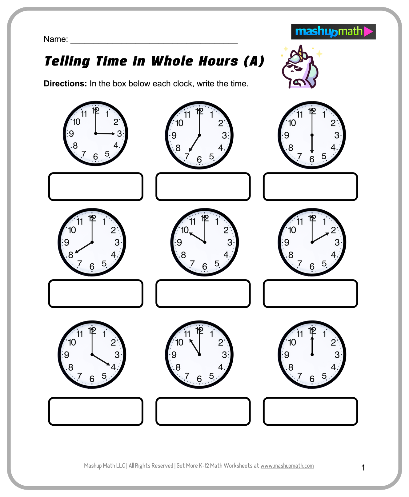 Free Preschool Math Worksheets Mashup Math