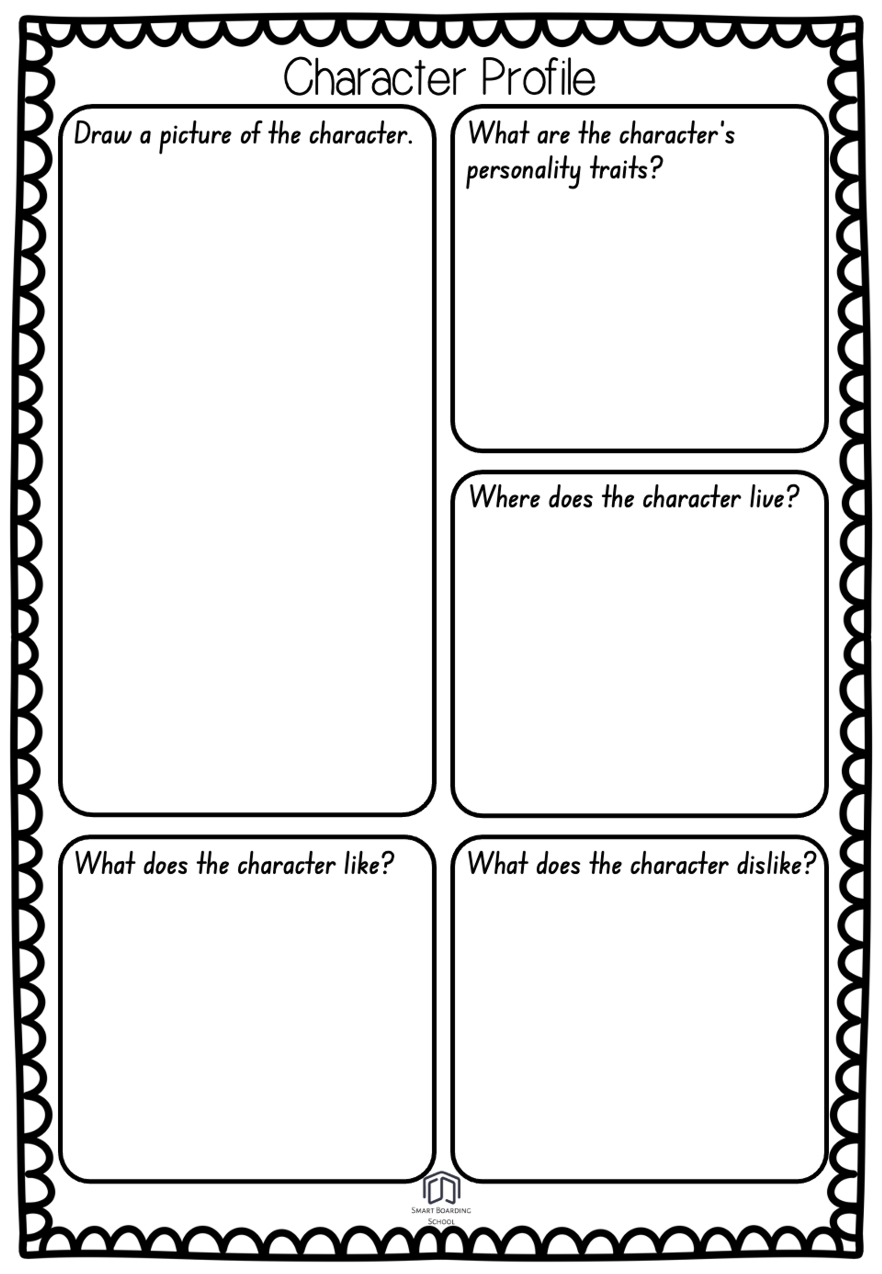 character development worksheet pdf