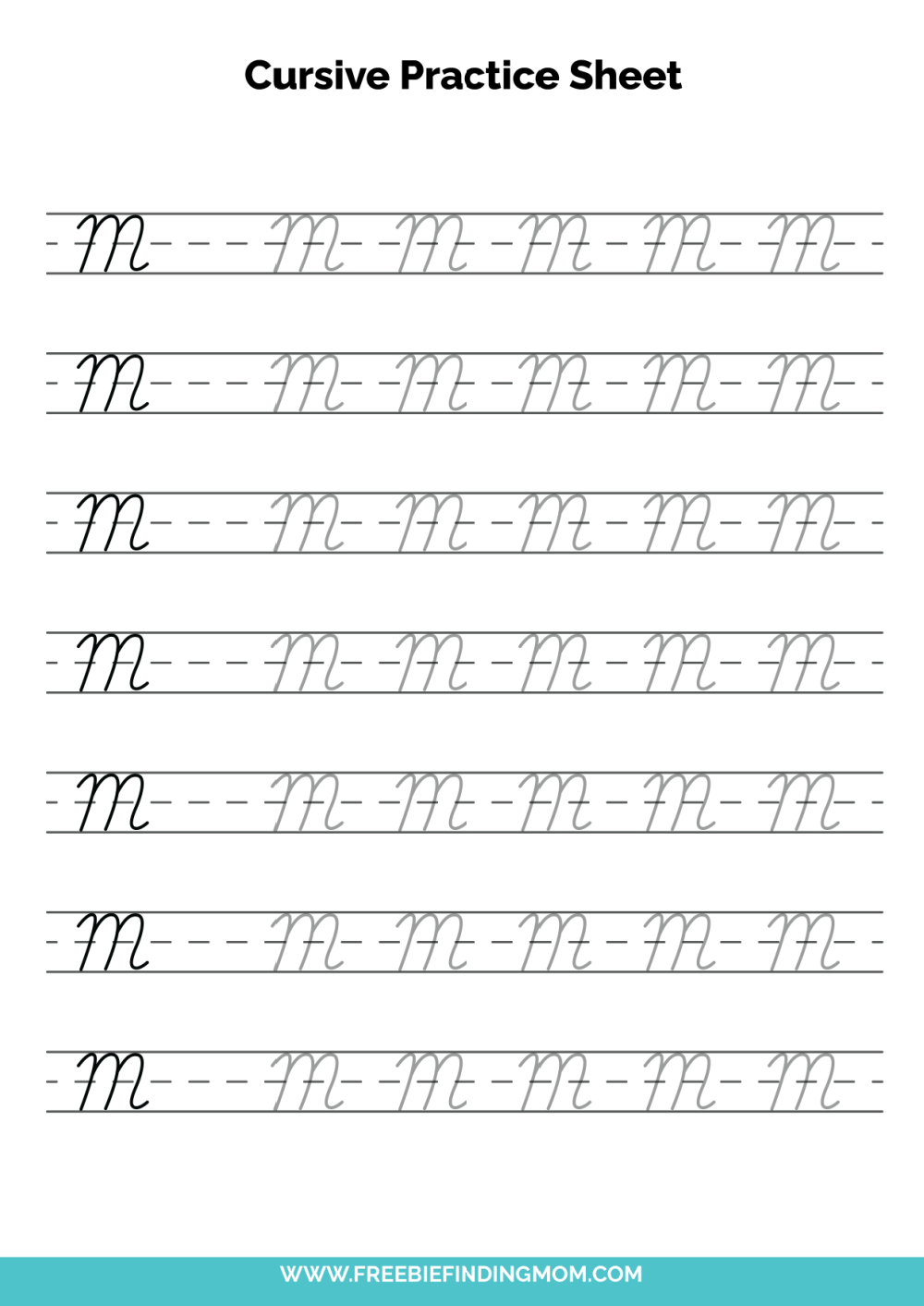 free cursive worksheets pdf