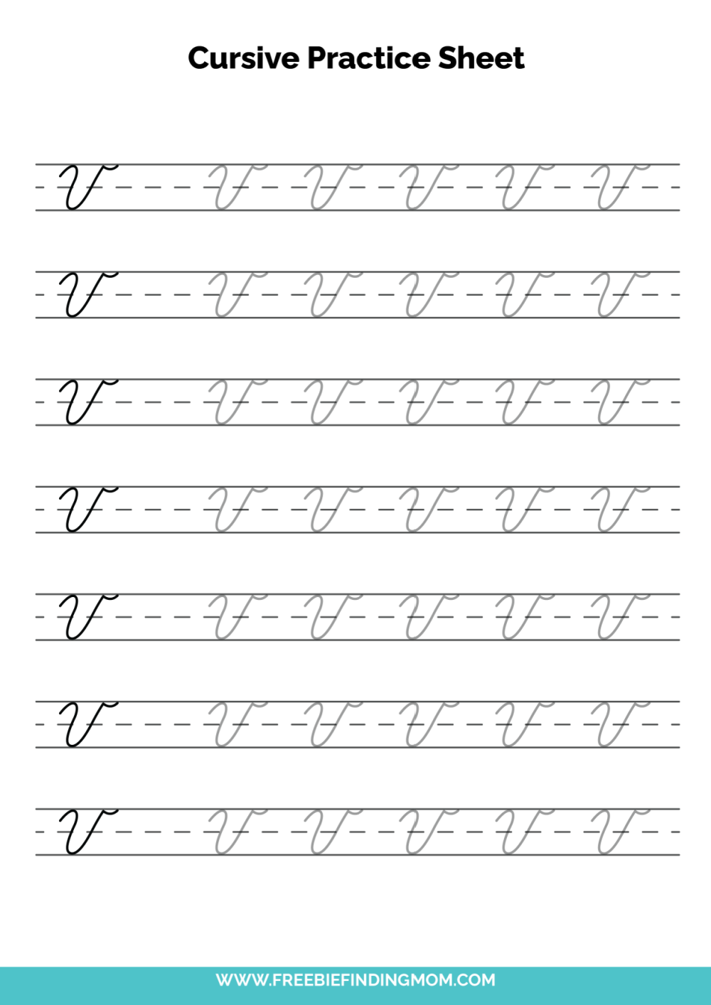 cursive writing printables
