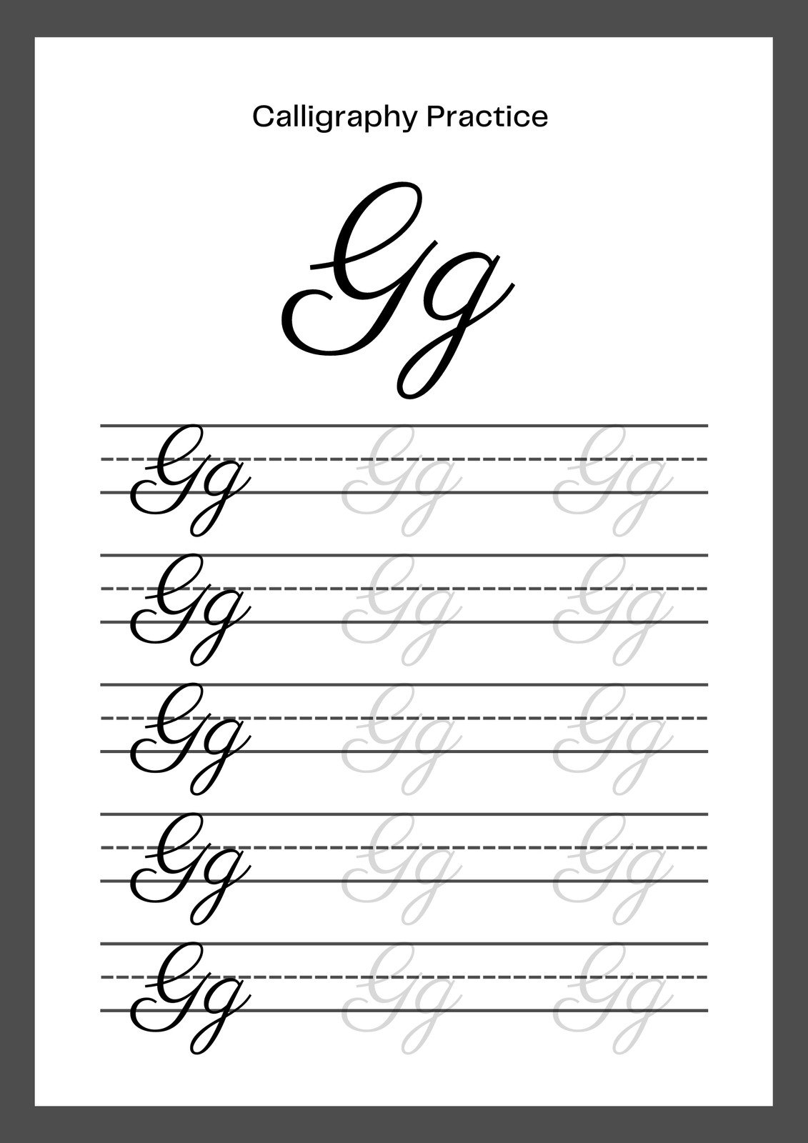 cursive learning sheets