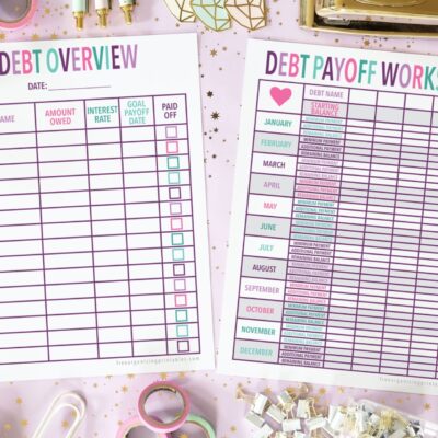 Free Printable Debt Payoff Planner Free Organizing Printables
