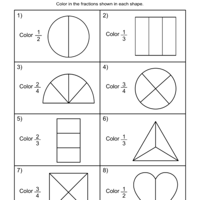 Free Printable Fractions Worksheets Comparing Identifying Free Printables Lettering SVG Files Tools Apps