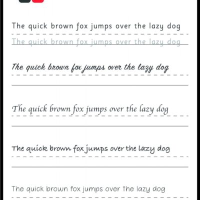 Free Printable Handwriting Practice Worksheets For Adults PDF UPDATED 2024 Number Dyslexia