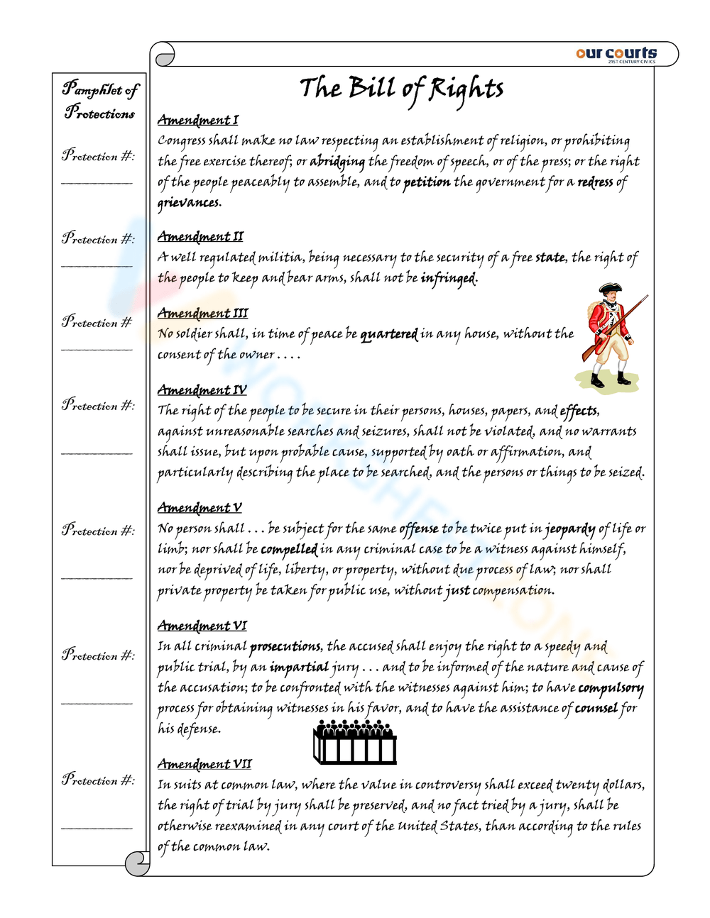 Free Printable I Have Rights Worksheet Answers Worksheets Library