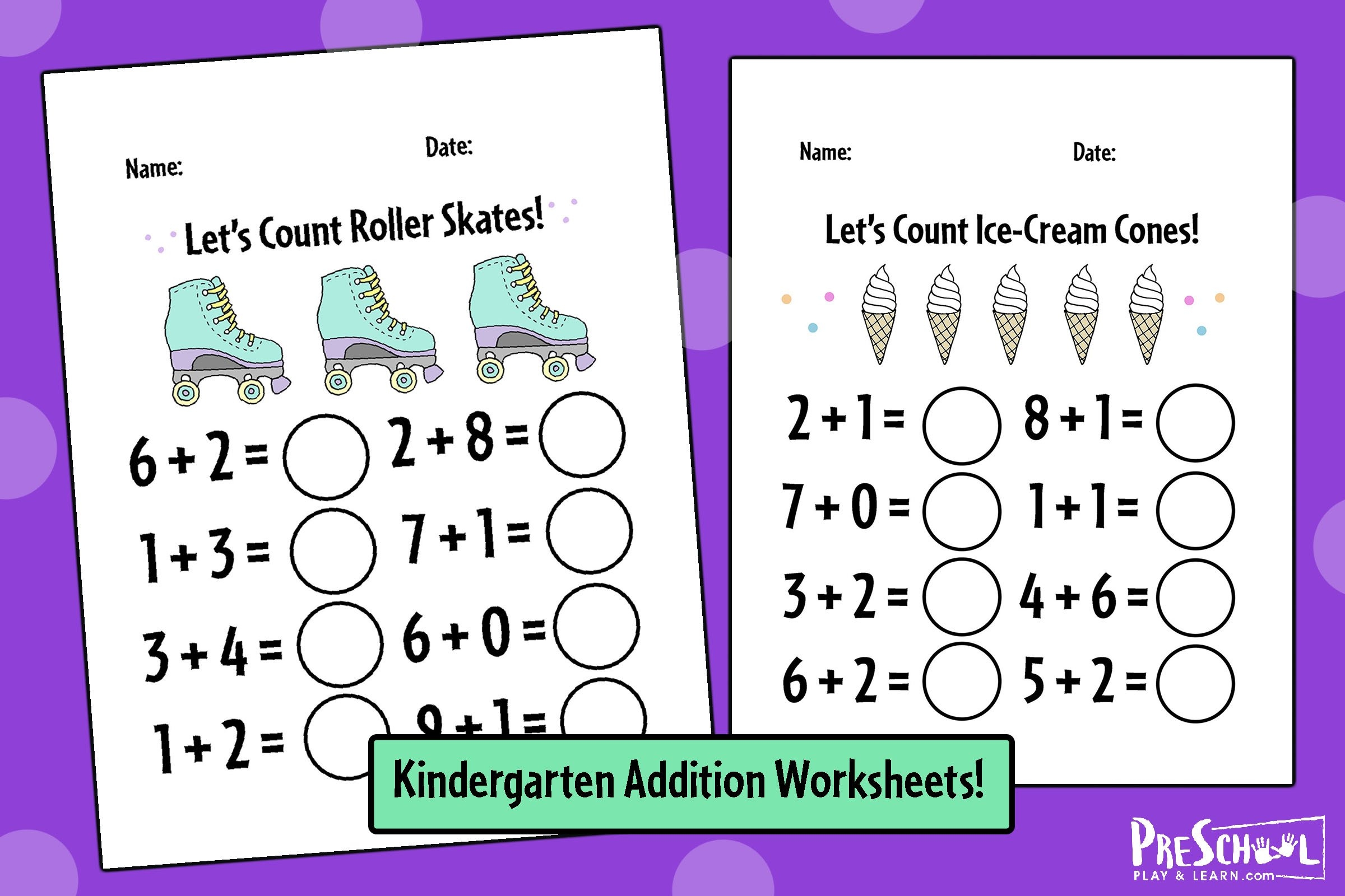 addition kindergarten worksheets pdf