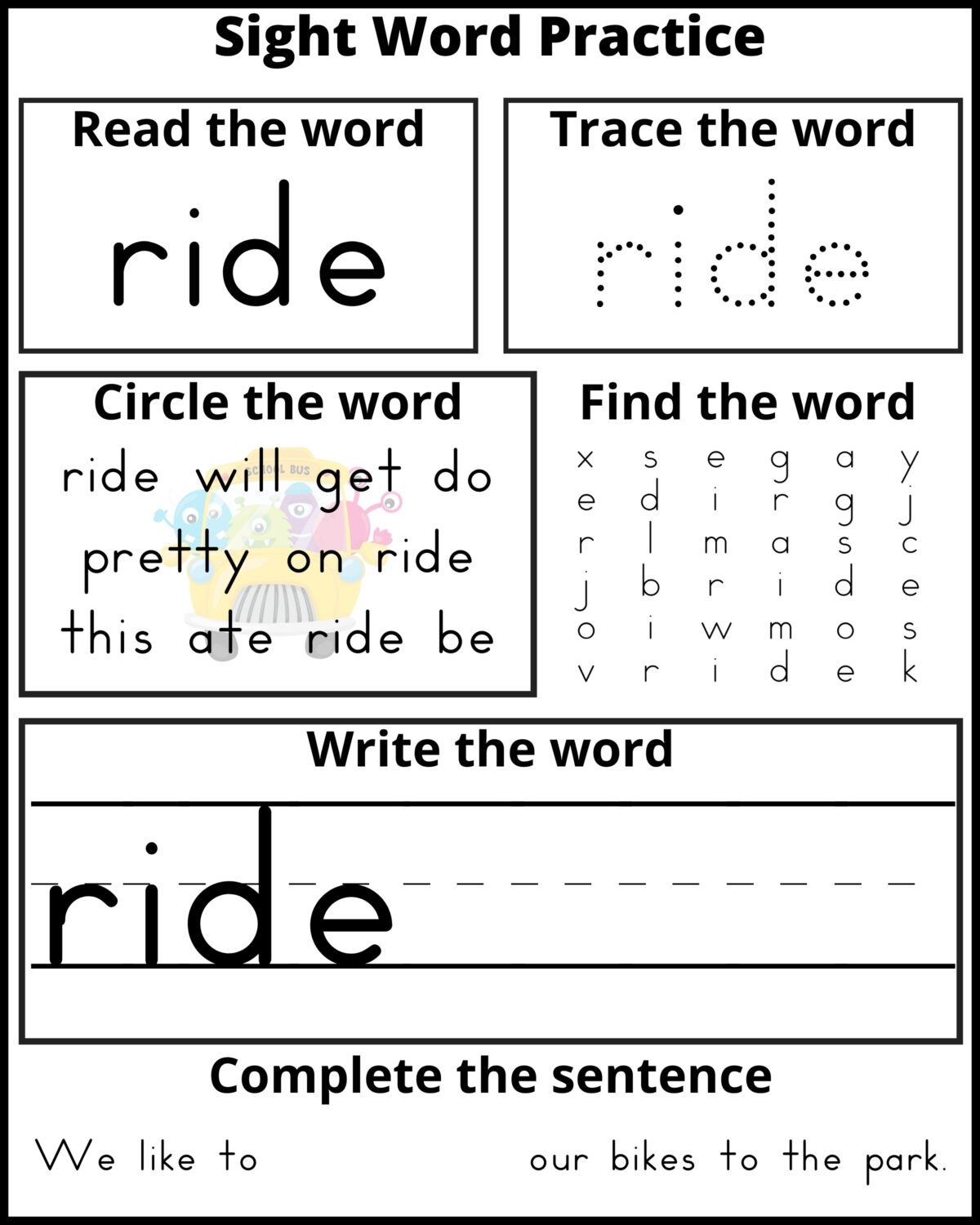 Free Printable Kindergarten Sight Word Practice Sheets Frugal Mom Eh Free Printable Kindergarten Sight Word Practice Sheets Frugal Mom Eh