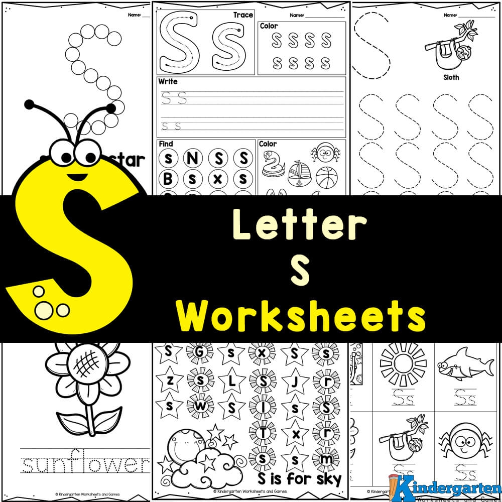 letter s worksheets pdf free