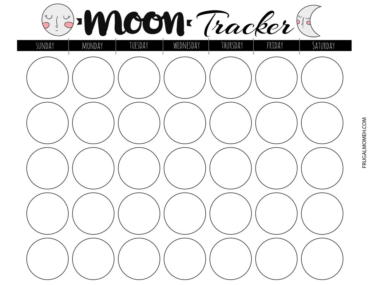 Free Printable Phases Of The Moon Worksheets Frugal Mom Eh 
