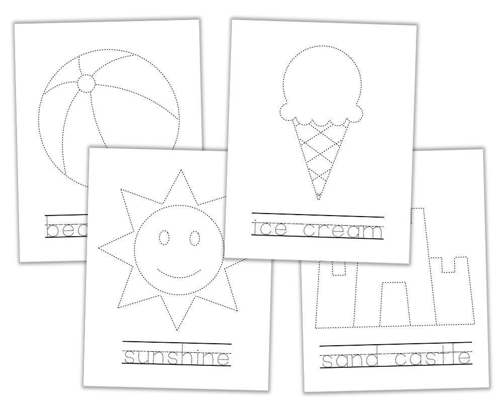 free preschool tracing worksheets