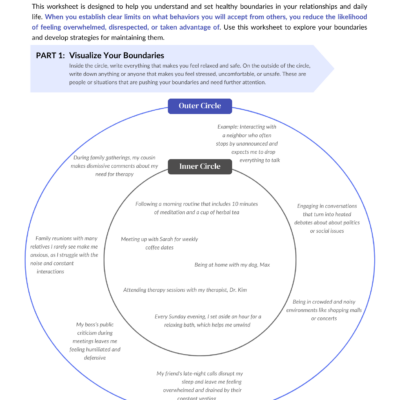 Free Setting Boundaries Worksheet PDF Download ChoosingTherapy