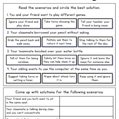Free Social Skills Worksheets 2026