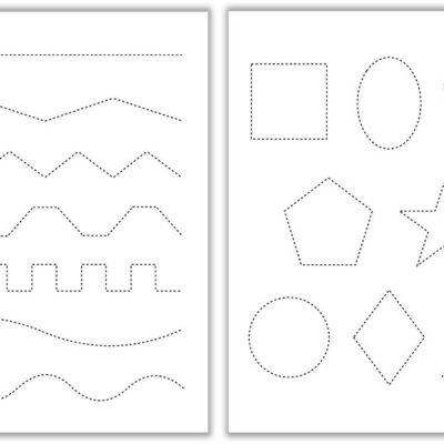 Free Tracing Cutting Worksheets The Craft at Home Family