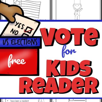 FREE Voting For Kids Printable Election Reader