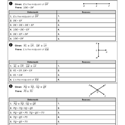 Geometry Unit 2 Segment Proofs Midpoint Theorems Studocu