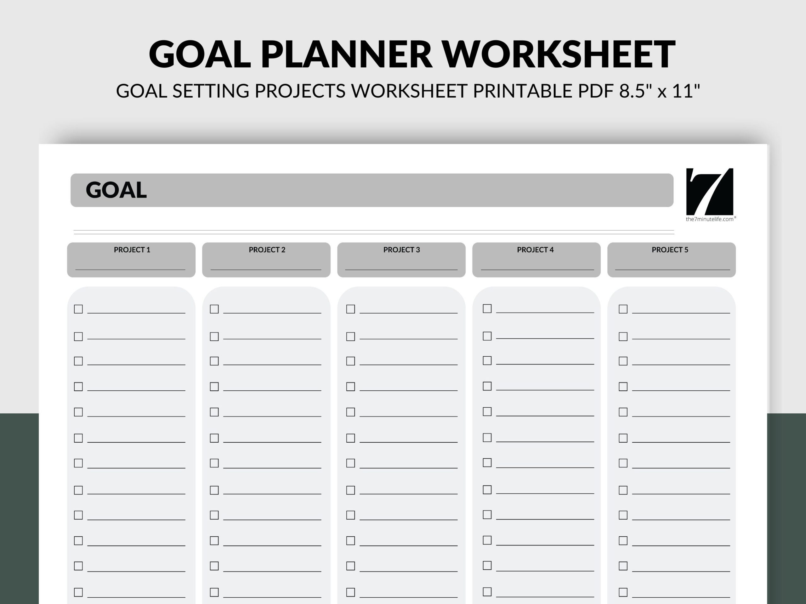 goal setting worksheet pdf for students