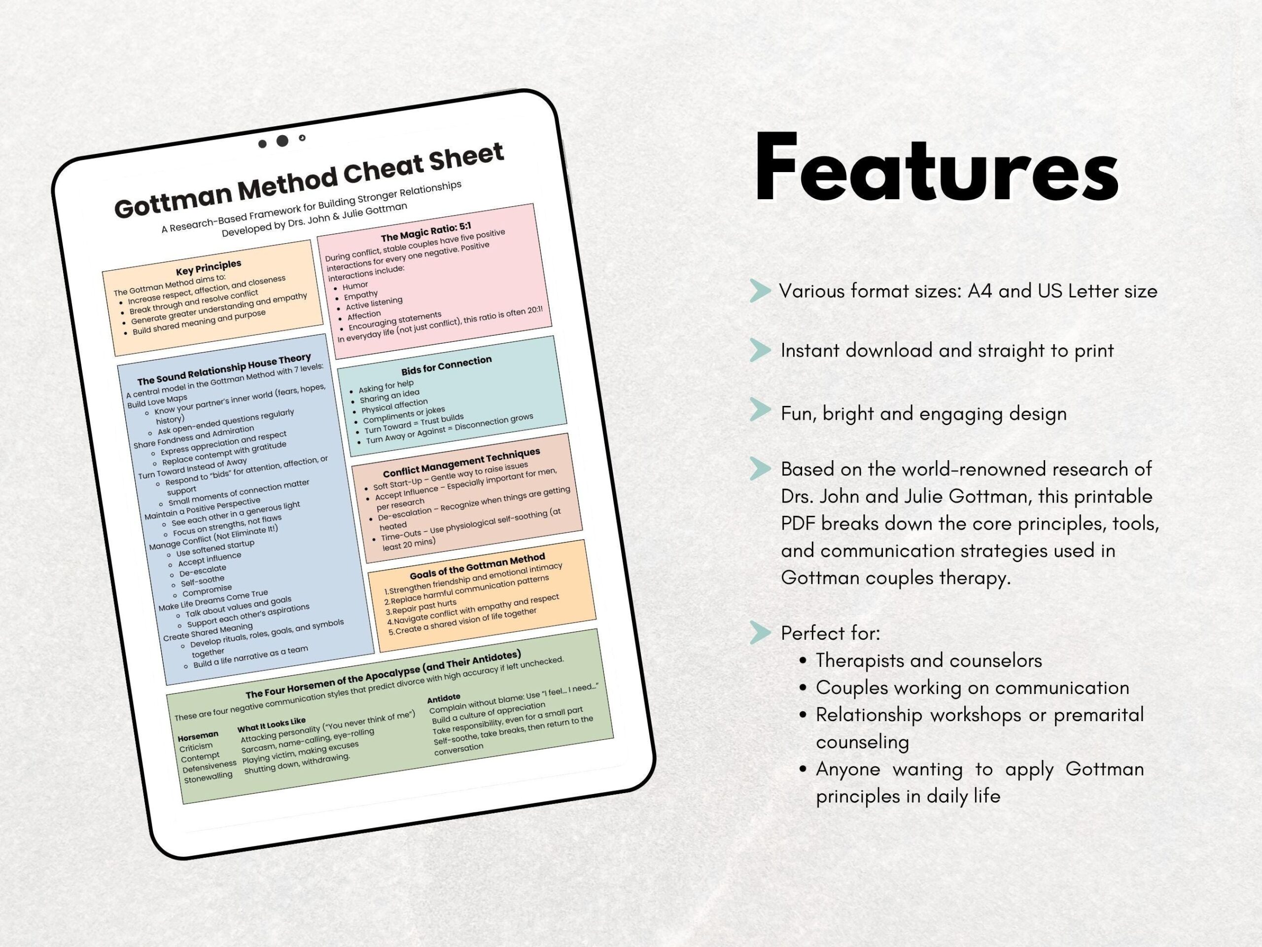 gottman couples therapy worksheets pdf