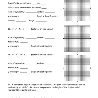 Graphing Quadratics Review Worksheet Name Wikispaces Flip EBook Pages 1 4 AnyFlip