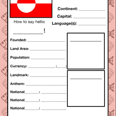 Greenland History Geography Travel The World Worksheet Made By Teachers
