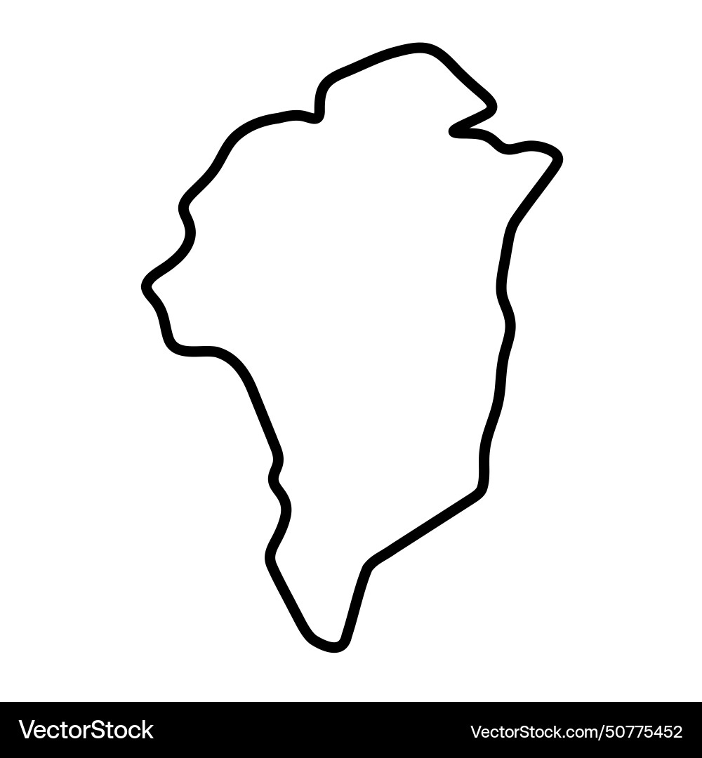 Greenland Island Simplified Outline Map Royalty Free Vector VectorStock Greenland Island Simplified Outline Map Royalty Free Vector VectorStock
