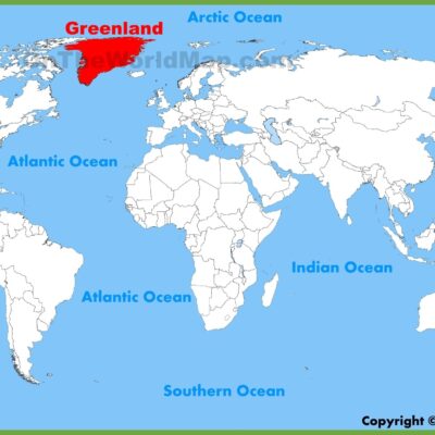 Greenland Location On The World Map Ontheworldmap