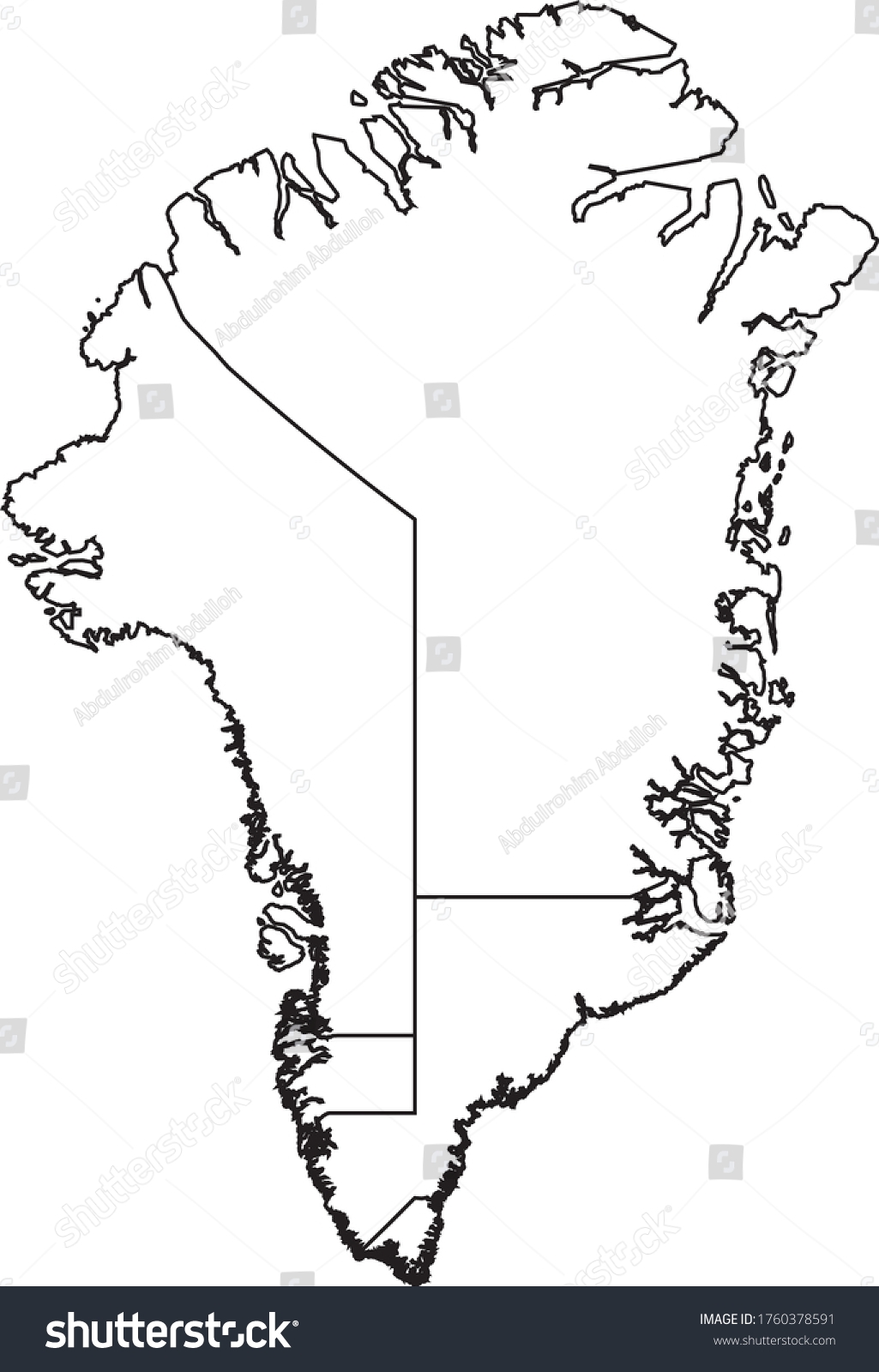 Greenland Map White Color Black Border Stock Vector Royalty Free 1760378591 Shutterstock Greenland Map White Color Black Border Stock Vector Royalty Free 1760378591 Shutterstock