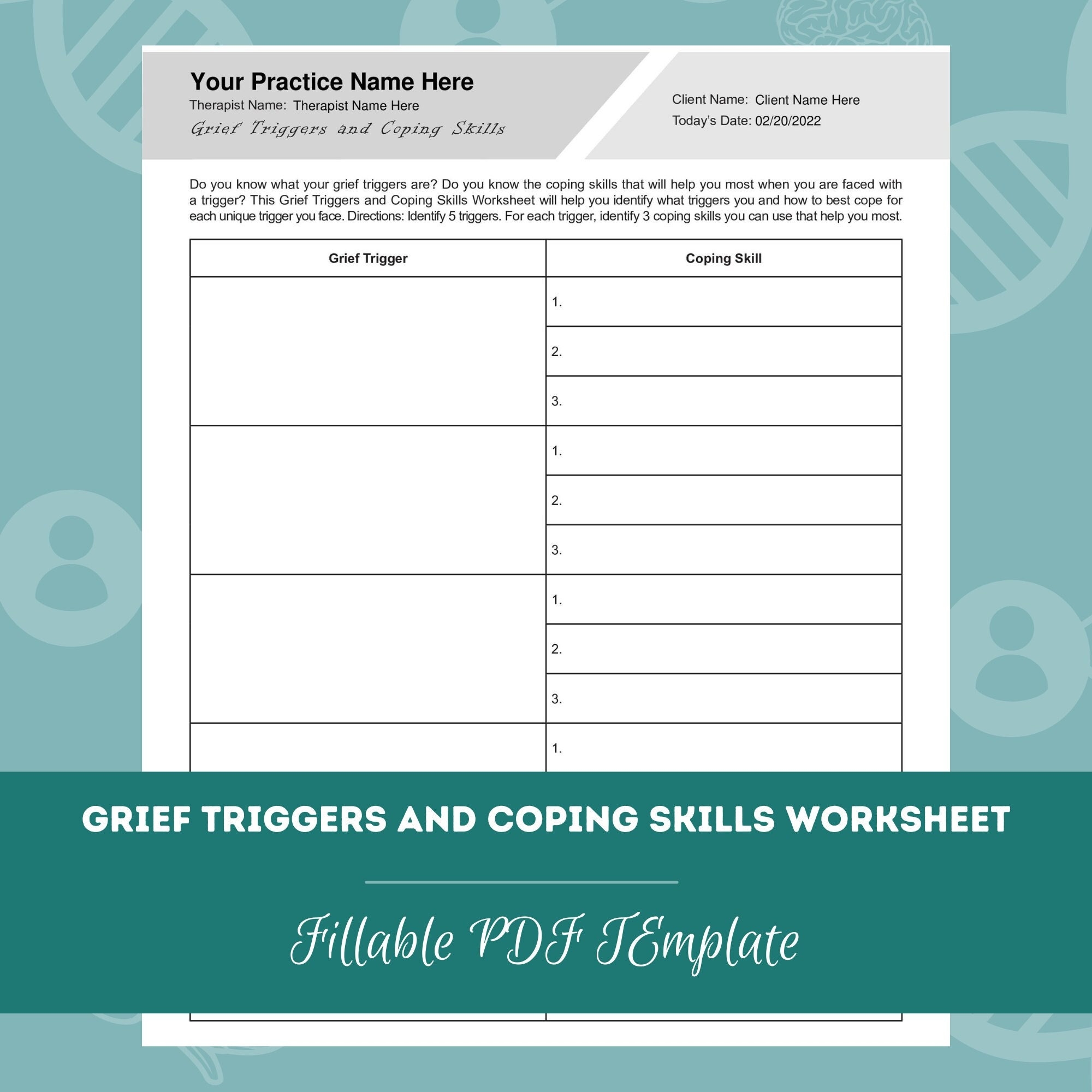 Grief Triggers And Coping Skills Worksheet Editable Fillable PDF Template For Counselors Psychologists Therapists Etsy Norway Grief Triggers And Coping Skills Worksheet Editable Fillable PDF Template For Counselors Psychologists Therapists Etsy Norway