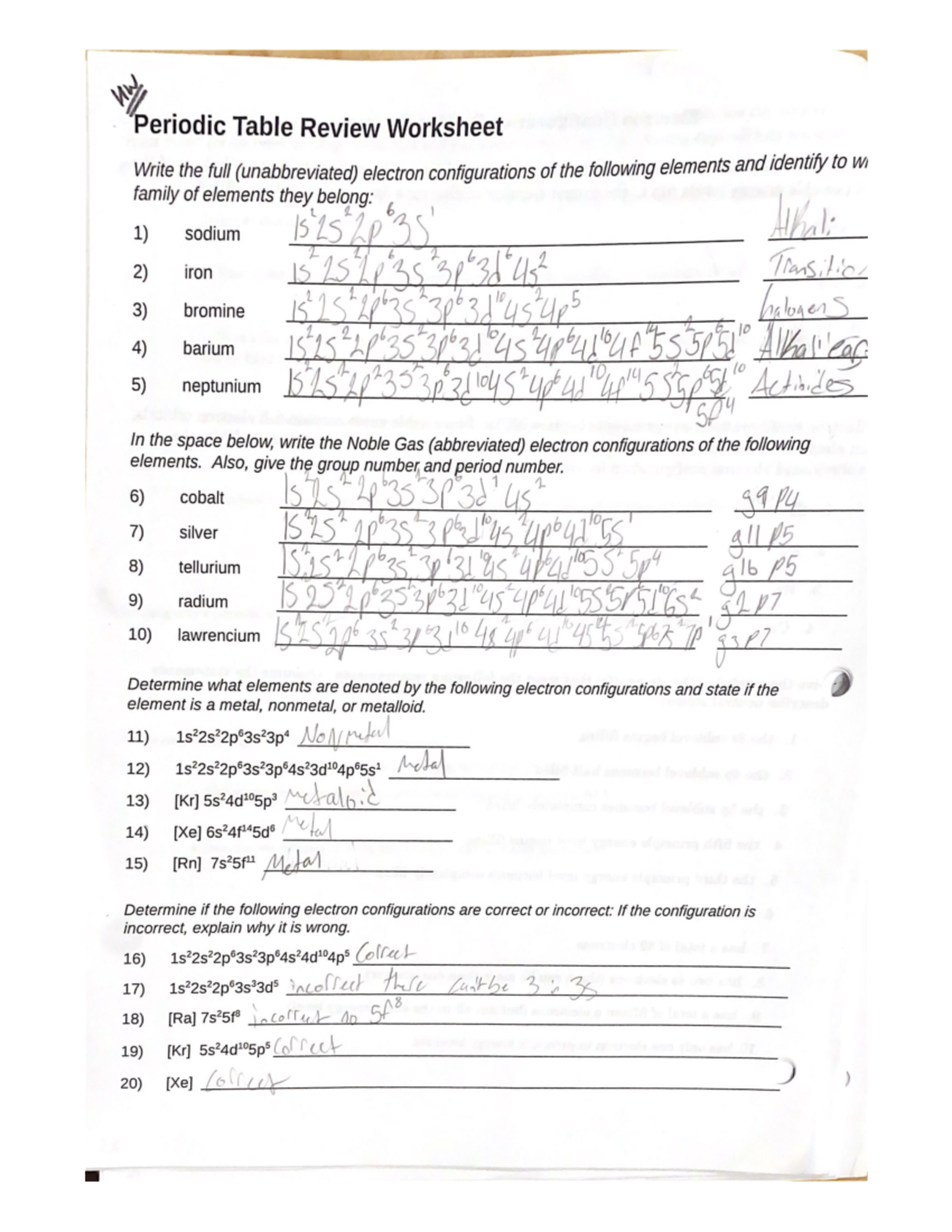 Group Discussion Predicting Ionic Charges In Chemistry Chapter 6 Studocu