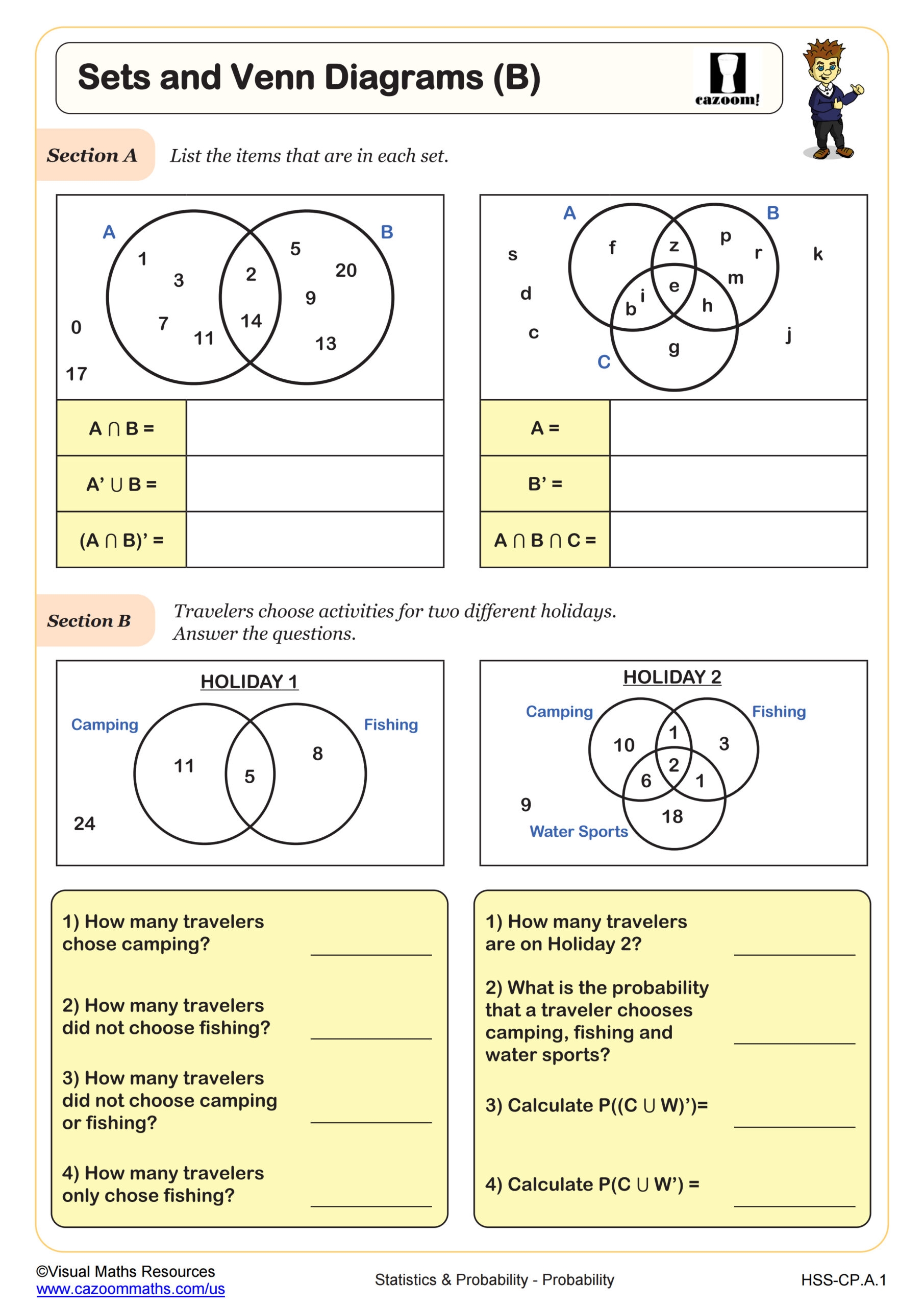 High School Probability Worksheets PDF Printable Worksheets Cazoom Math High School Probability Worksheets PDF Printable Worksheets Cazoom Math