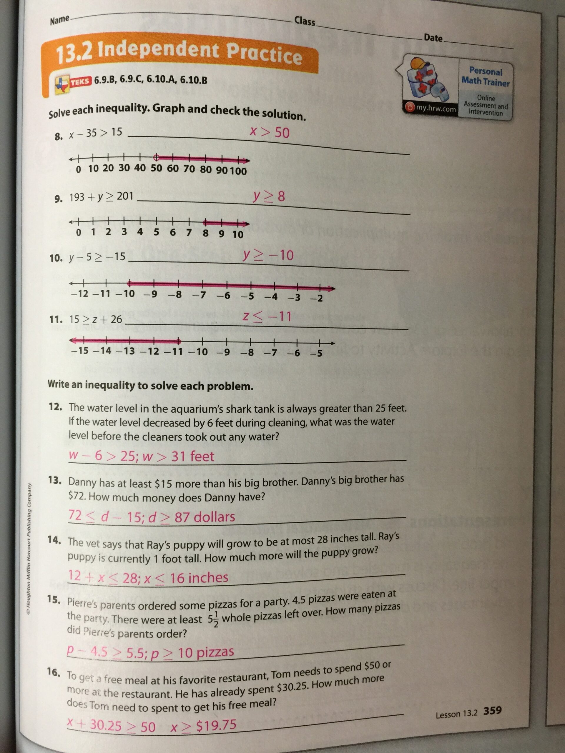 Homework Ms Sanchez6th GradeMathematics