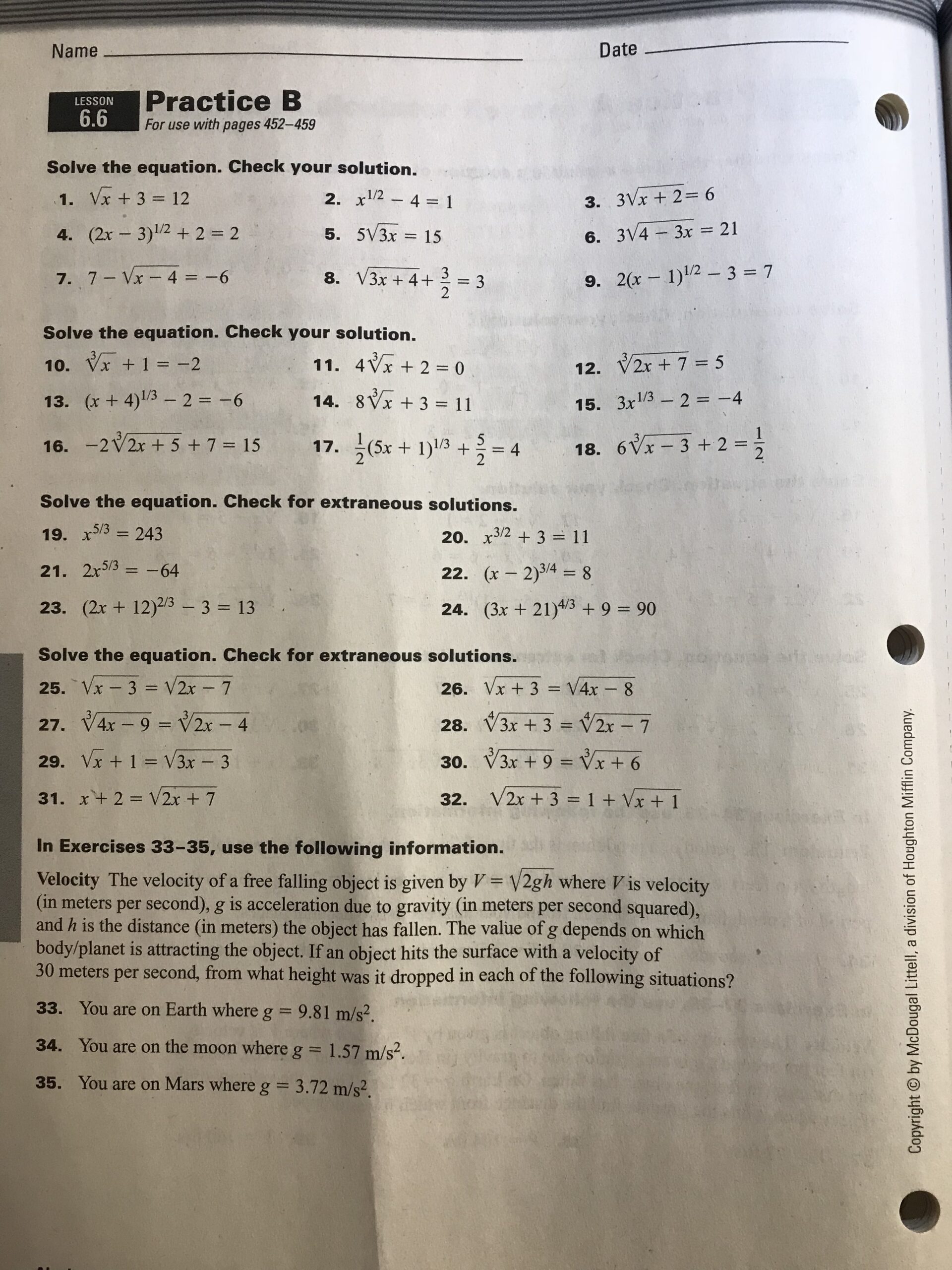 Honors Algebra 2 Honors Algebra 2