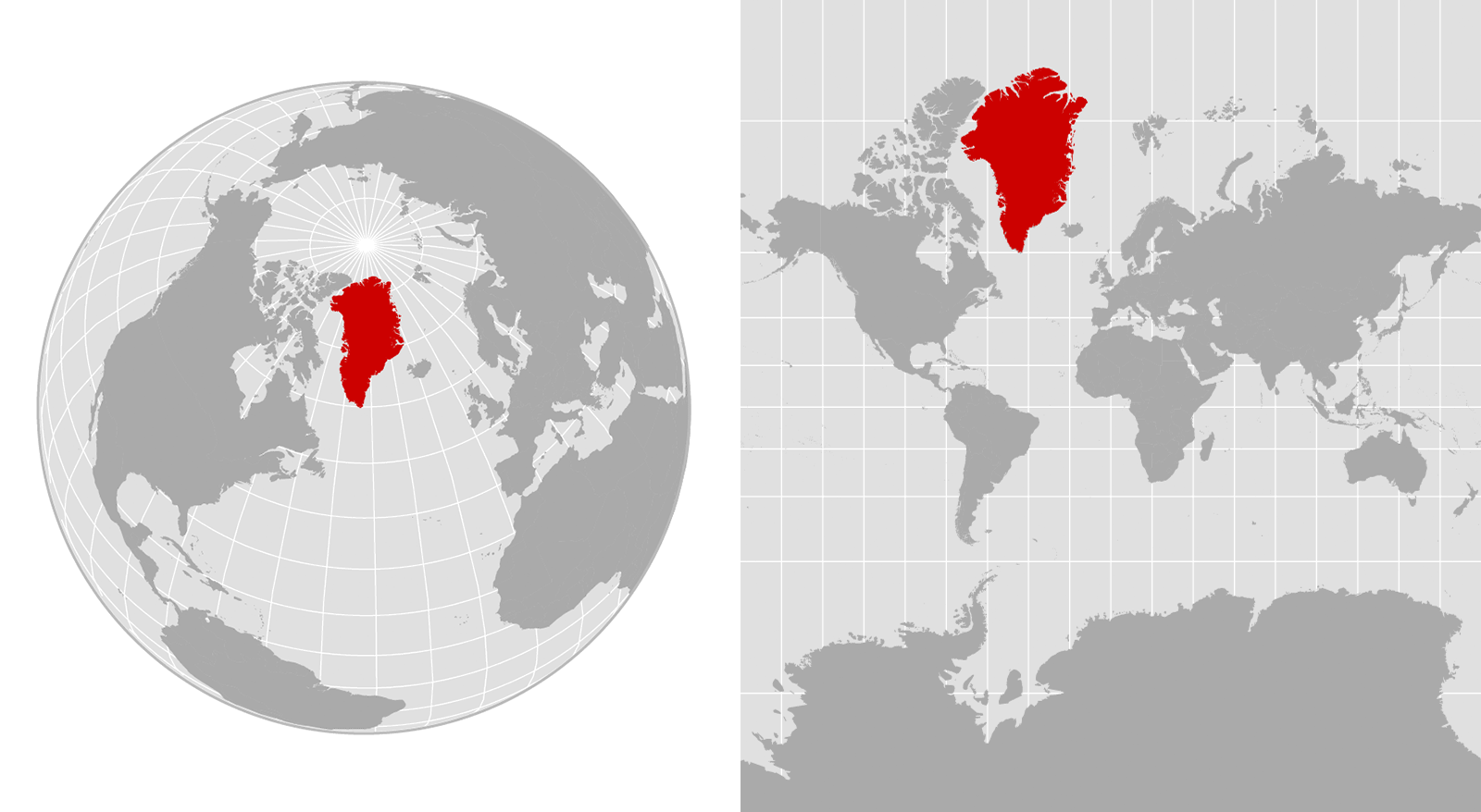Greenland true size map Greenland true size map