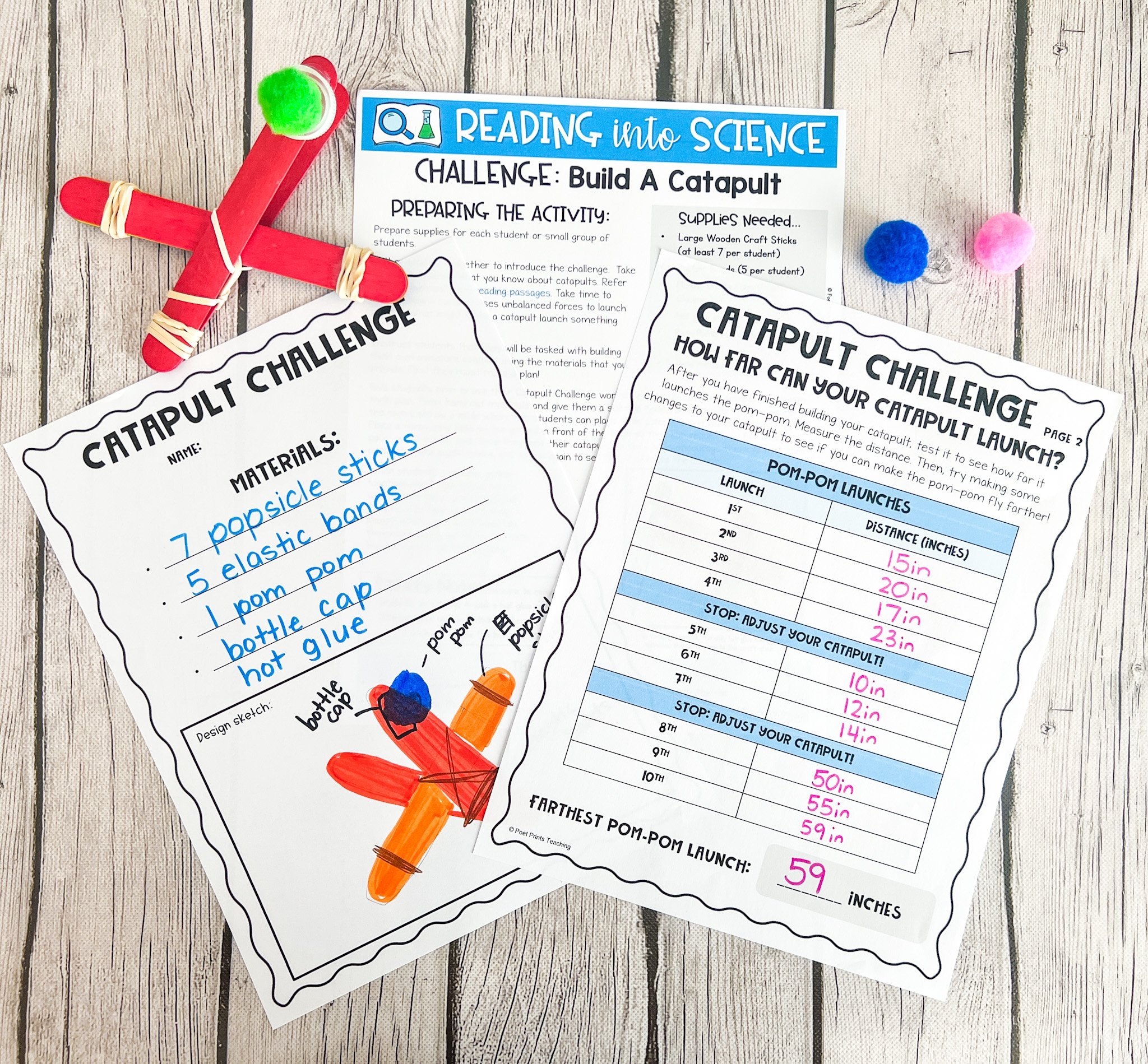 How To Complete A STEM Challenge Poet Prints Teaching