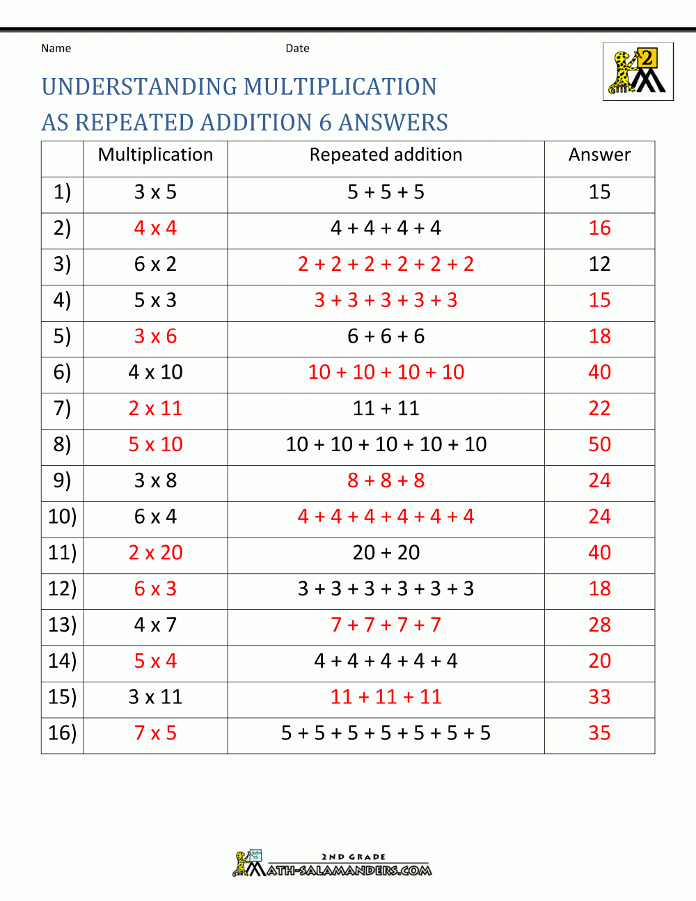 multiplication worksheets with answers multiplication worksheets with answers