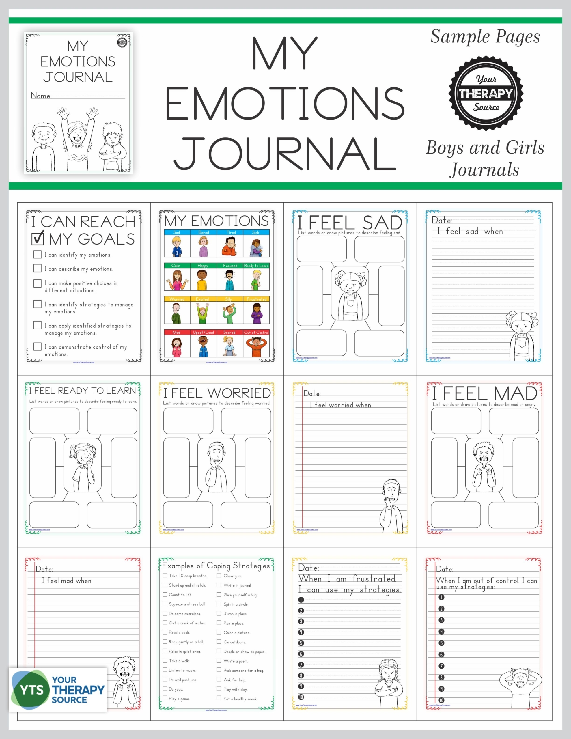 Identifying Feelings Worksheet Free Printable Your Therapy Source Identifying Feelings Worksheet Free Printable Your Therapy Source