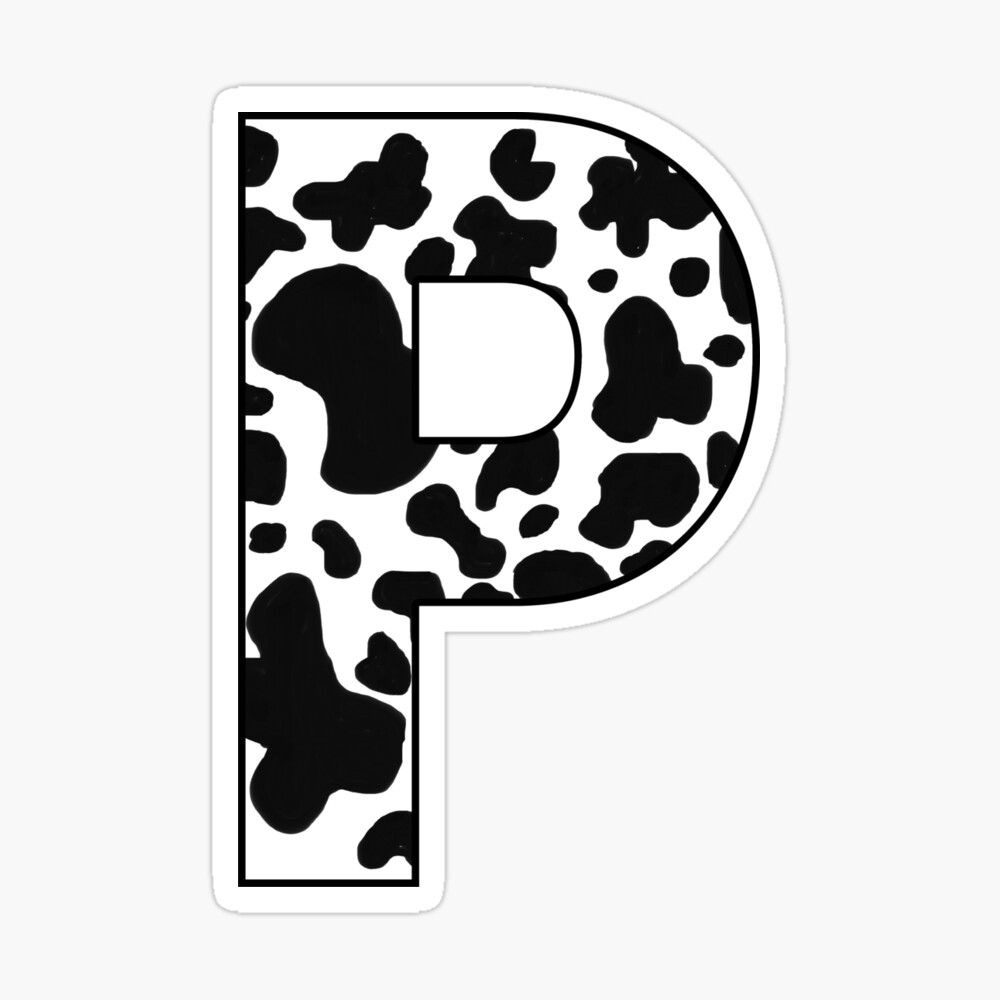 Initial Letter P Canvas Print For Sale By KGoPrintables Redbubble