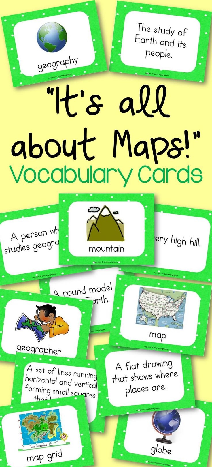 vocabulary of map vocabulary of map