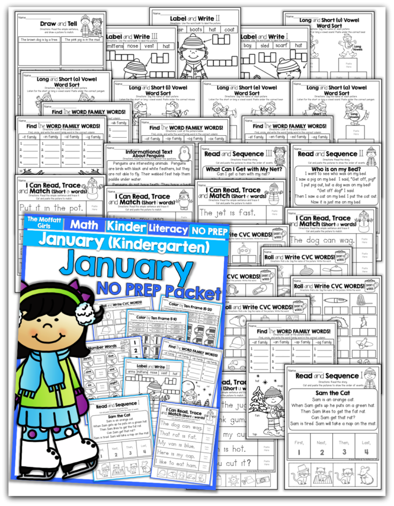 January Learning Resources With NO PREP January Learning Resources With NO PREP