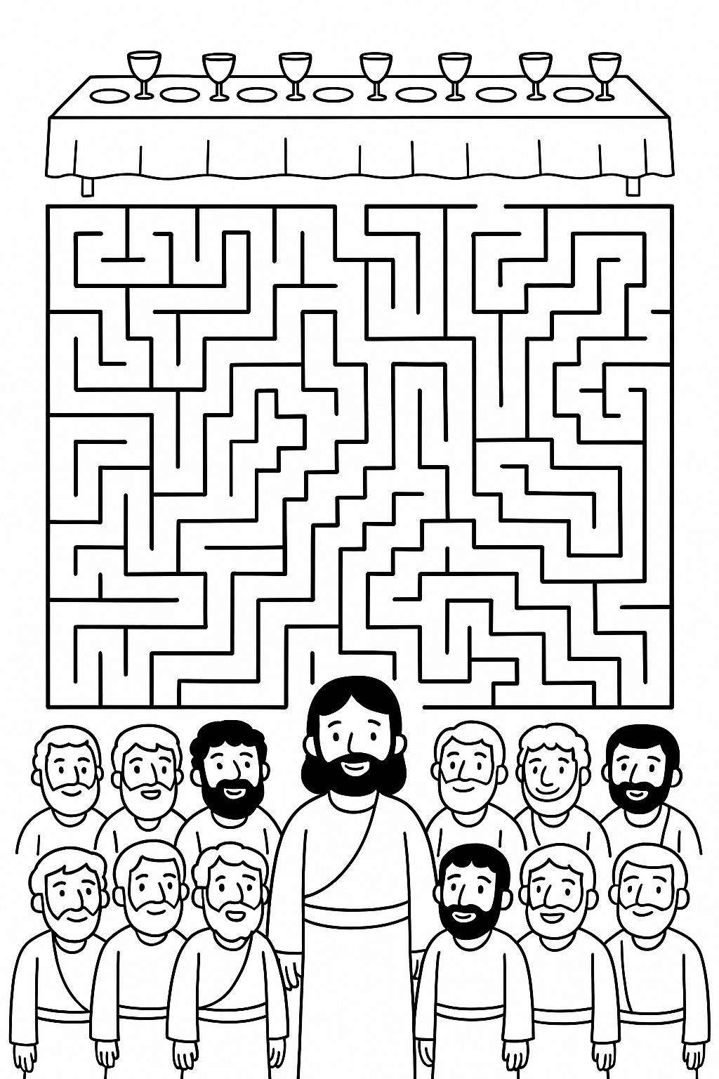 12 disciples worksheet pdf