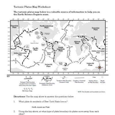 Kami Export Tectonic Plates Map Worksheet Questions Earth Science Studocu