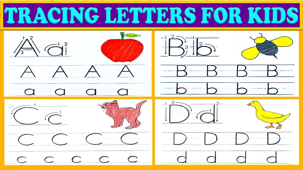 tracing letters for toddlers