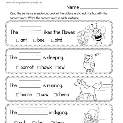 Learning To Read Worksheet Free Printable Digital PDF