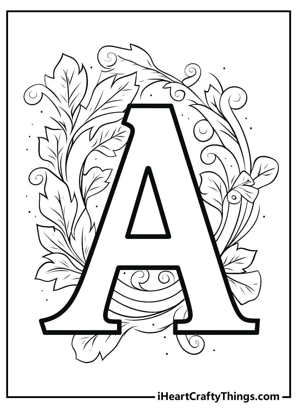 Letter A Coloring Pages 100 Free Printables Letter A Coloring Pages 100 Free Printables