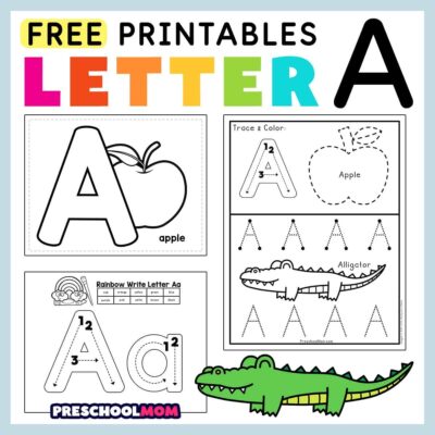 Letter A Preschool Printables Preschool Mom