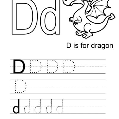 Letter D Free Worksheets TeachersMag