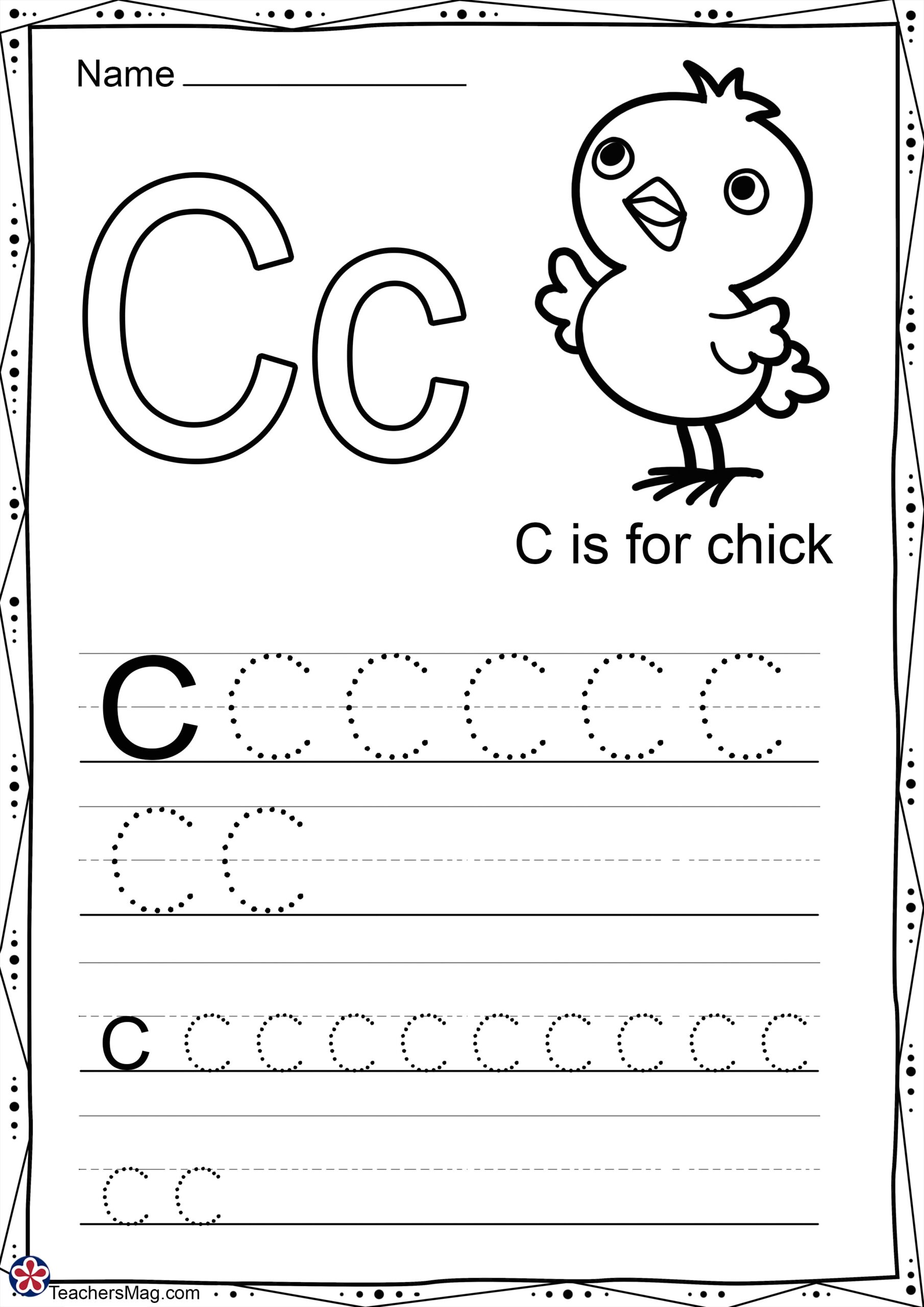 Letter Free Worksheets For Preschool TeachersMag Letter Free Worksheets For Preschool TeachersMag