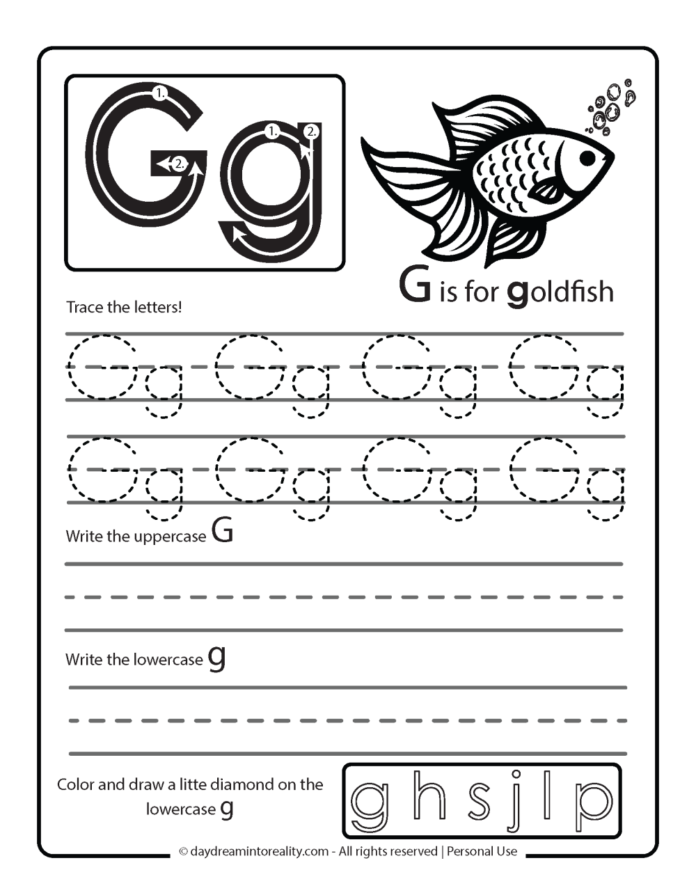 Letter G Worksheets 55 Free PDF Printables Daydream Into Reality Letter G Worksheets 55 Free PDF Printables Daydream Into Reality