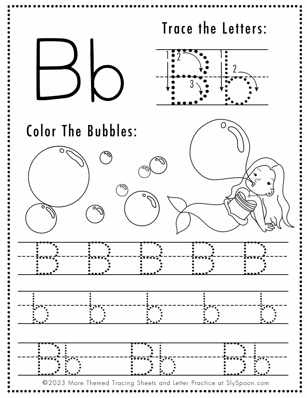 letters tracing worksheets