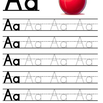 Letter Tracing Worksheets Free A To Z Printables Teach Prints