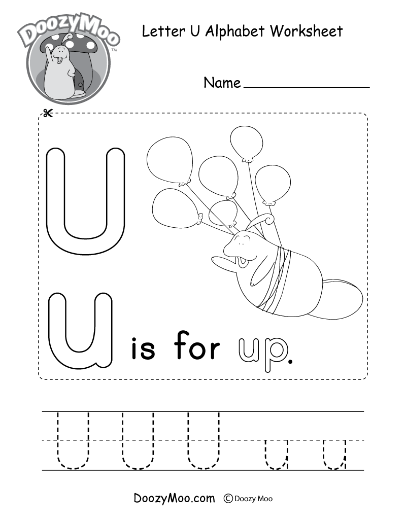 letter u worksheets letter u worksheets